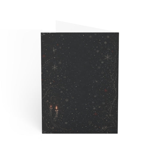 Gothic Christmas Greeting Card – “Merry Christmas, you wonderful weirdo — stay strange!” (Dark Holiday Card)