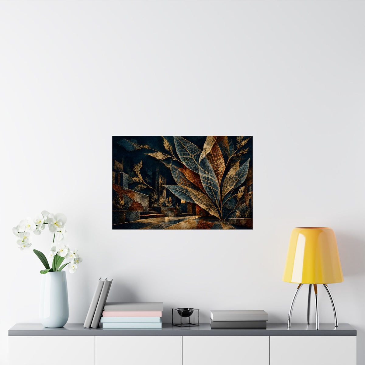 Where the City Takes Root | Abstract Botanical Matte Poster