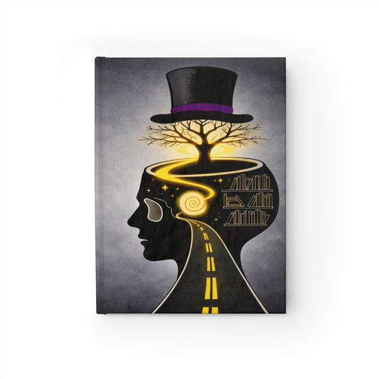 Mindscape Journal — Illuminated Tree & Road Head Hardcover Notebook