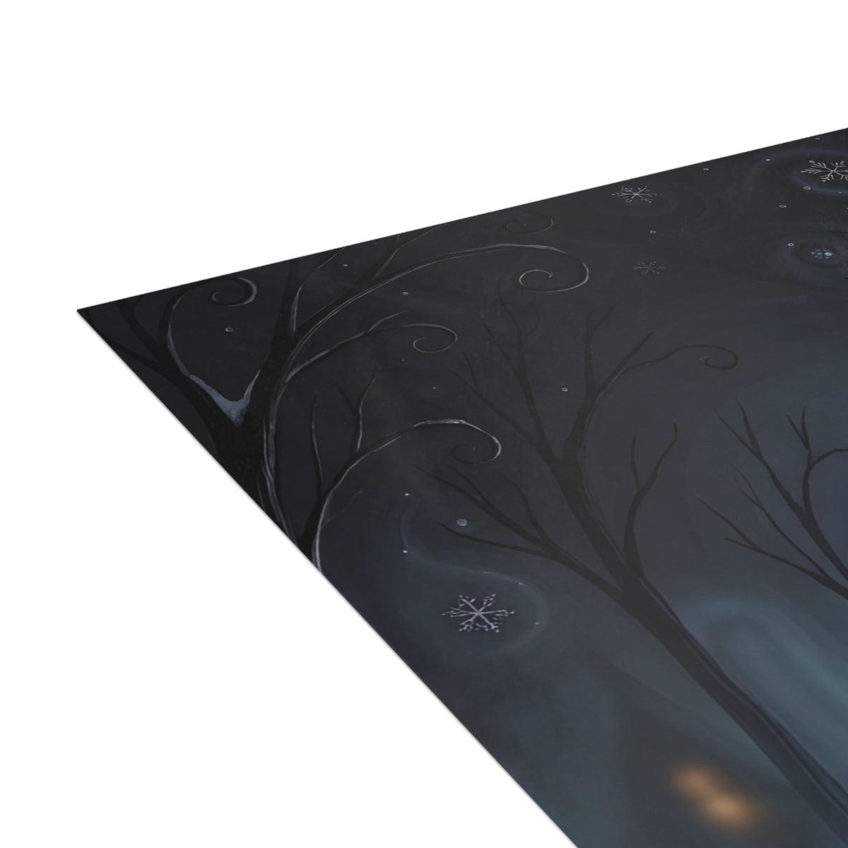 Where Crooked Trees Whisper | Eerie Christmas Greeting Card