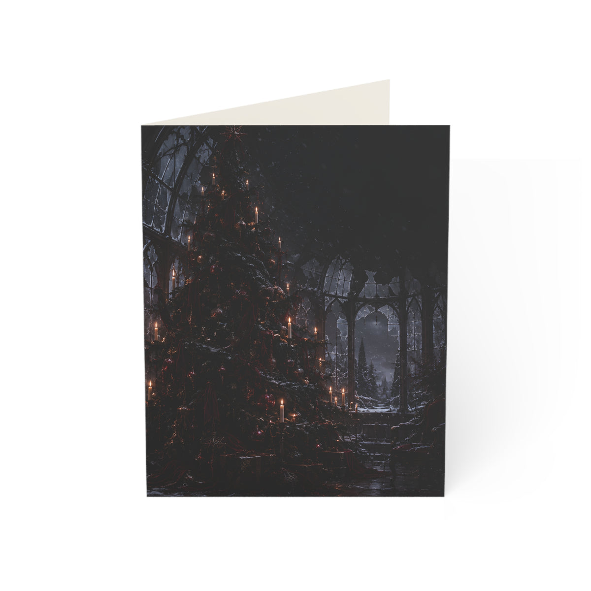 Haunted, Not Hosting | Funny Gothic Christmas Card