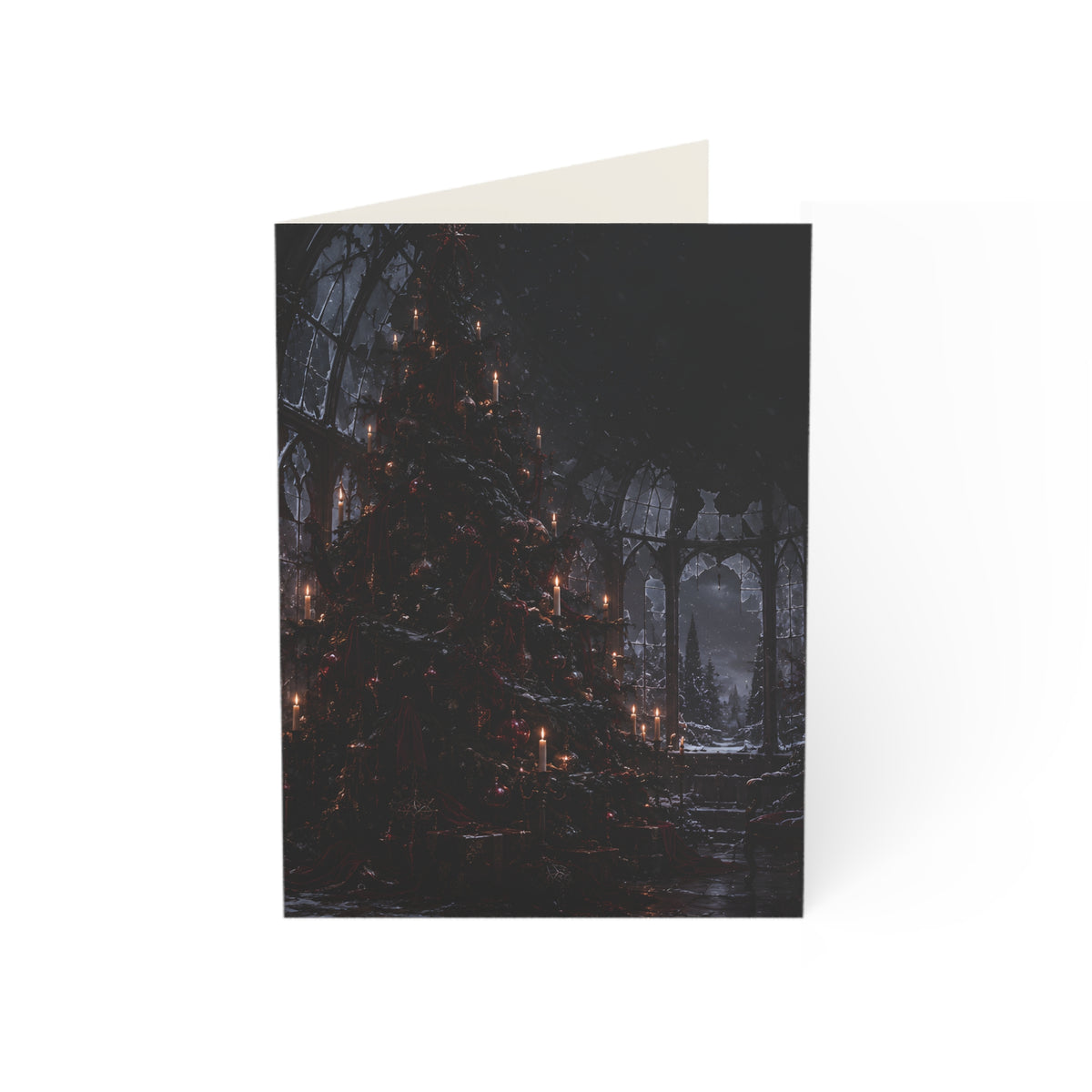 Haunted, Not Hosting | Funny Gothic Christmas Card