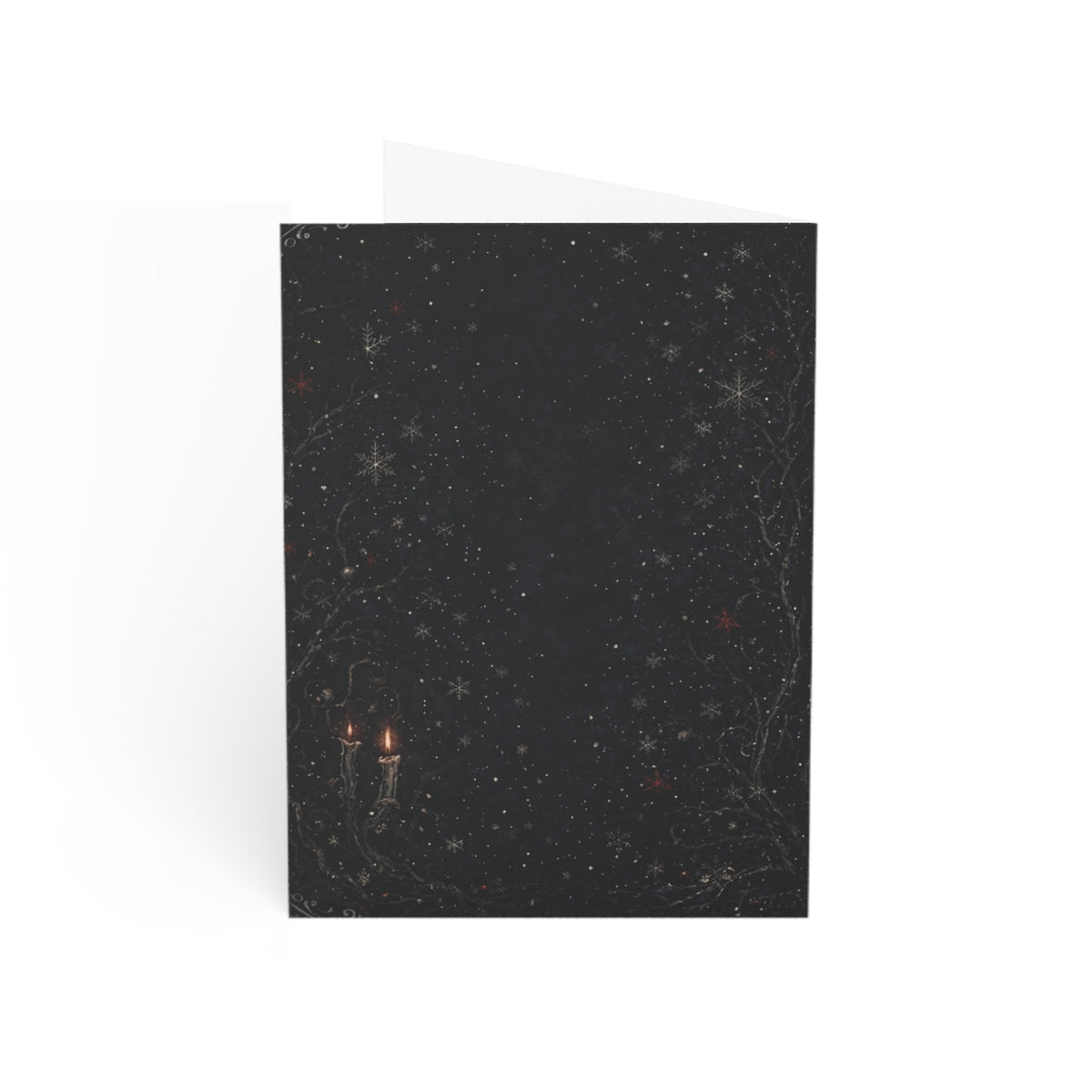 Gothic Christmas Greeting Card – “Merry Christmas, you wonderful weirdo — stay strange!” (Dark Holiday Card)