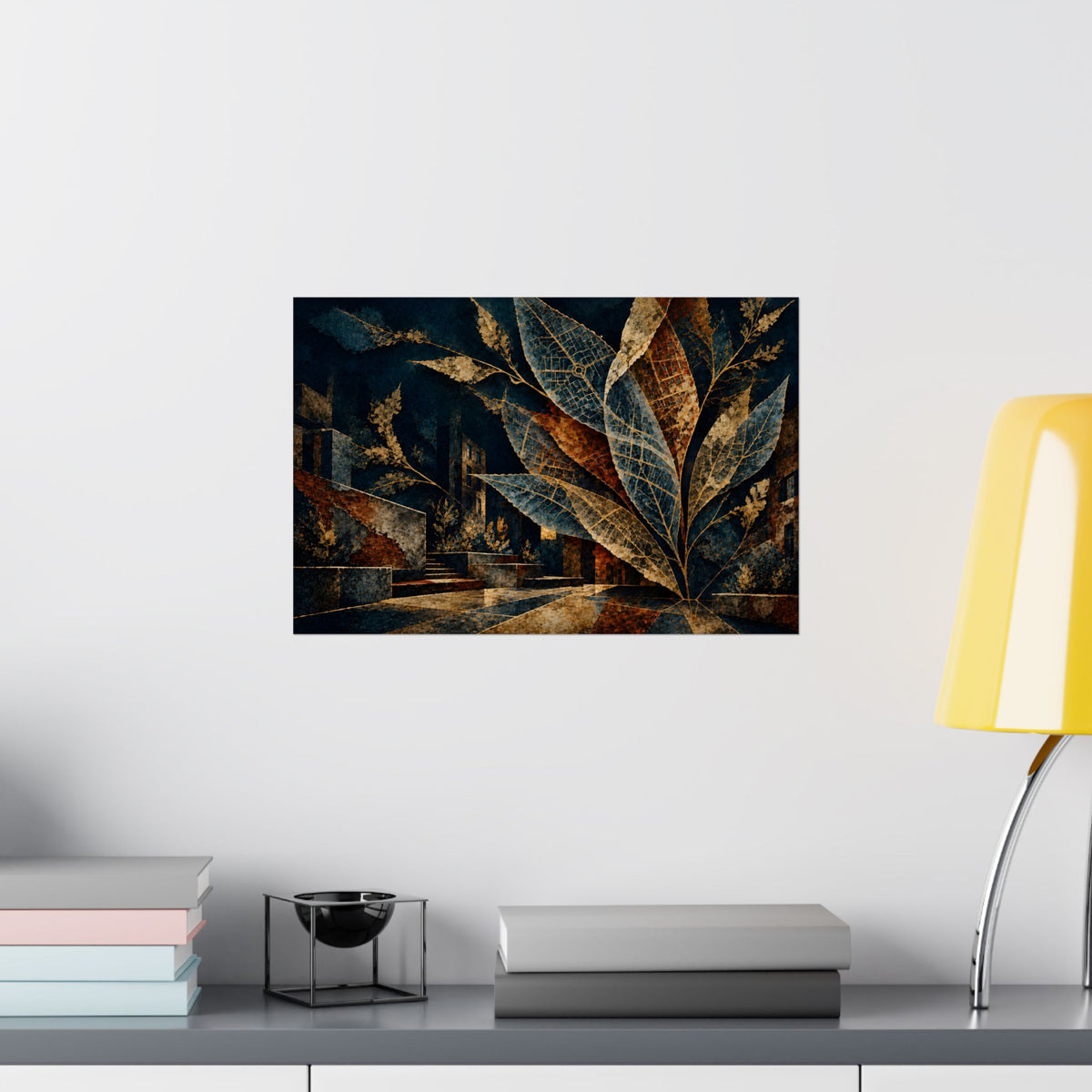 Where the City Takes Root | Abstract Botanical Matte Poster