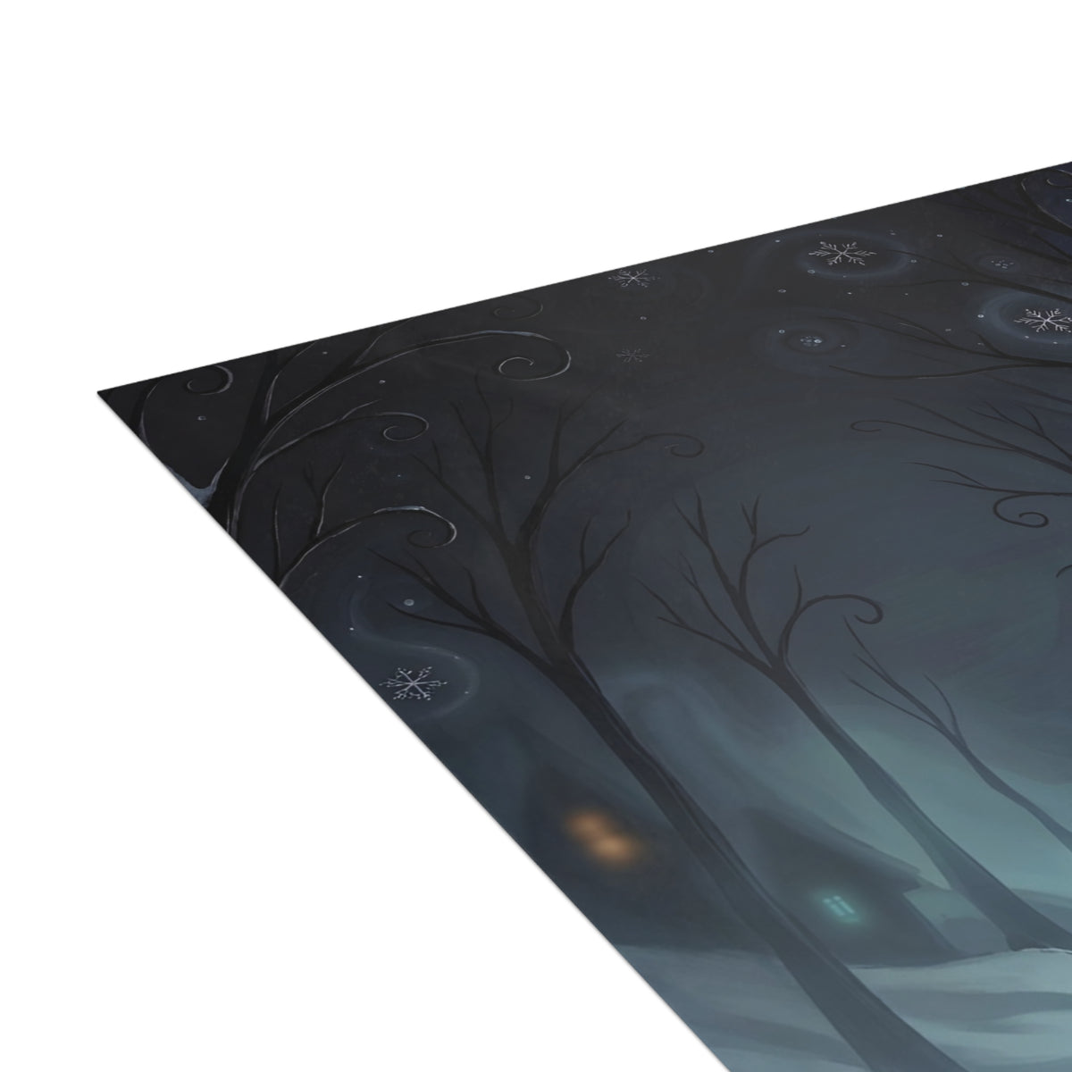 Where Crooked Trees Whisper | Eerie Christmas Greeting Card