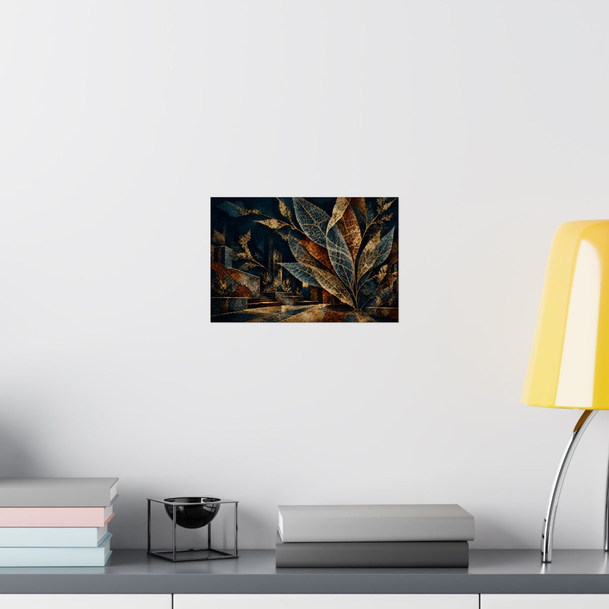 Where the City Takes Root | Abstract Botanical Matte Poster