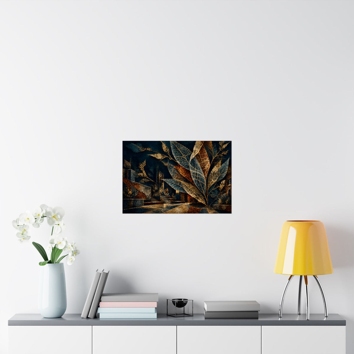 Where the City Takes Root | Abstract Botanical Matte Poster
