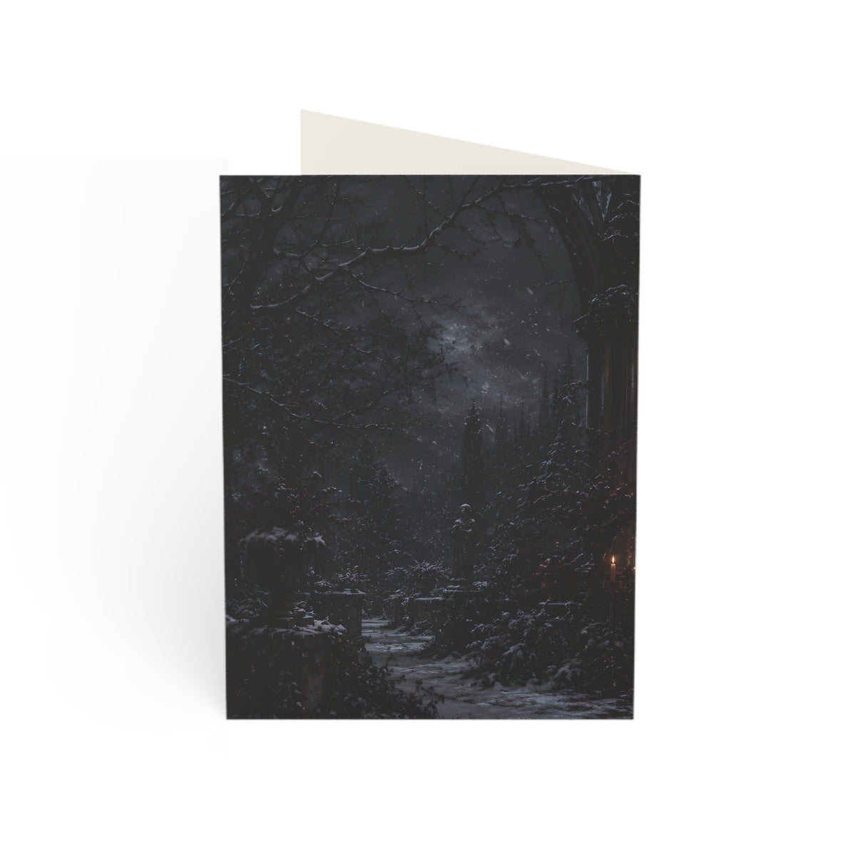 Haunted, Not Hosting | Funny Gothic Christmas Card