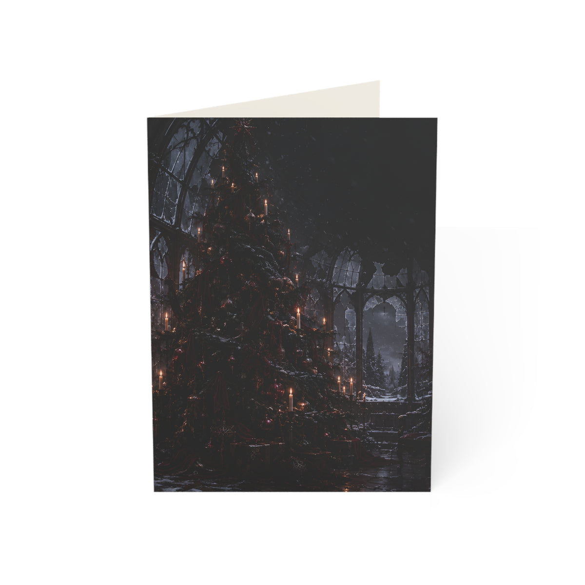 Haunted, Not Hosting | Funny Gothic Christmas Card