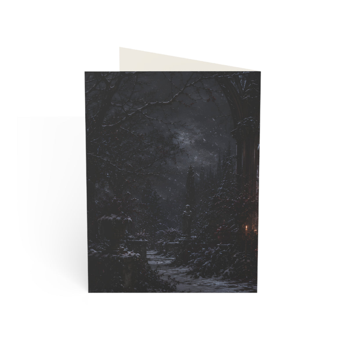Haunted, Not Hosting | Funny Gothic Christmas Card