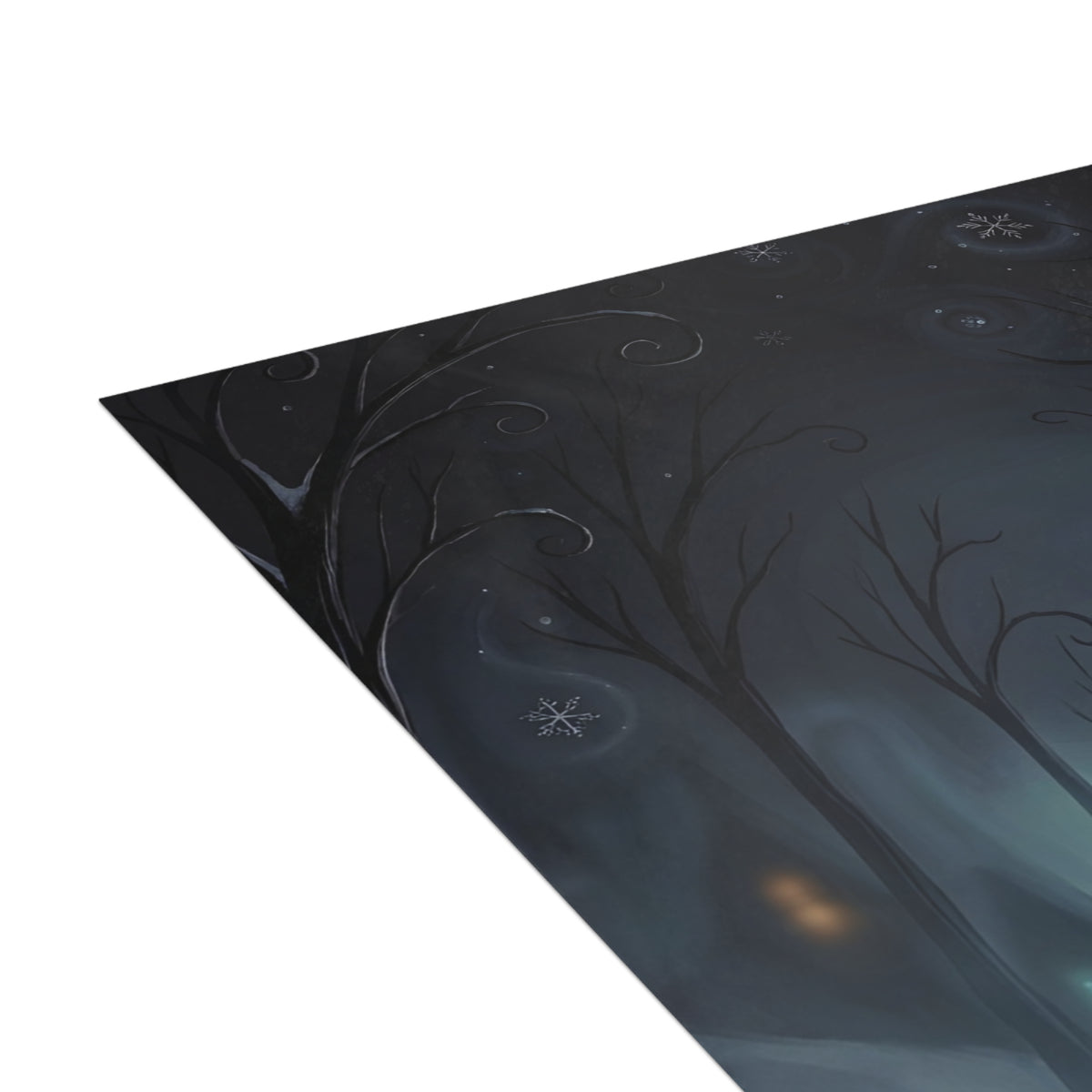 Where Crooked Trees Whisper | Eerie Christmas Greeting Card