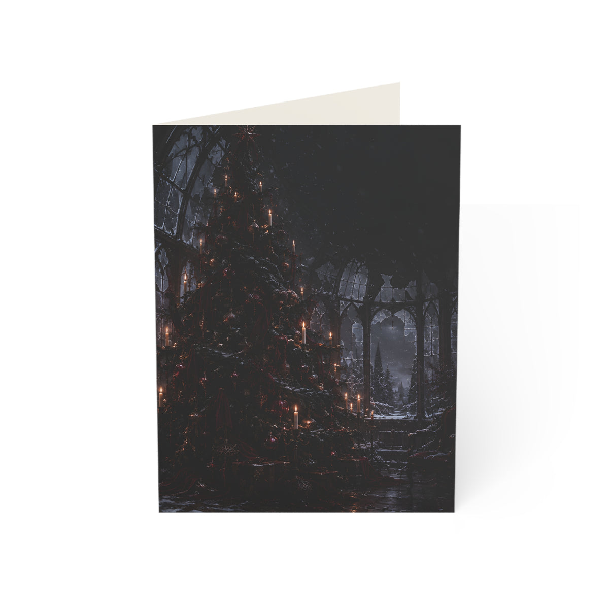 Haunted, Not Hosting | Funny Gothic Christmas Card