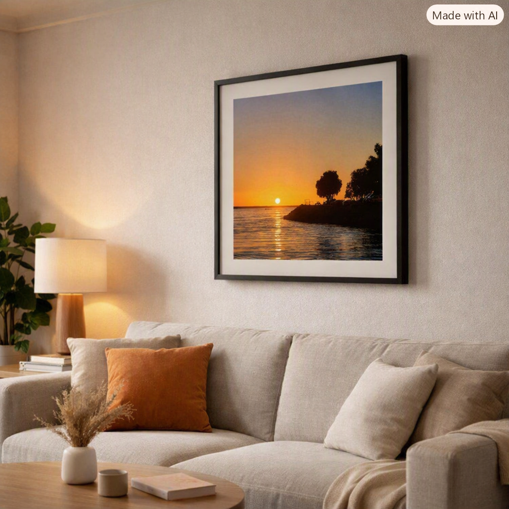 Golden Sunset Over Mission Bay – San Diego, California